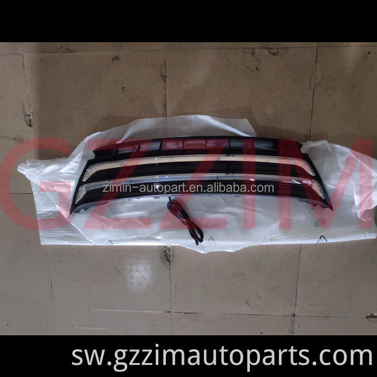 ABS Black Grille Middle Grille Front Kit kwa Harrier 2014